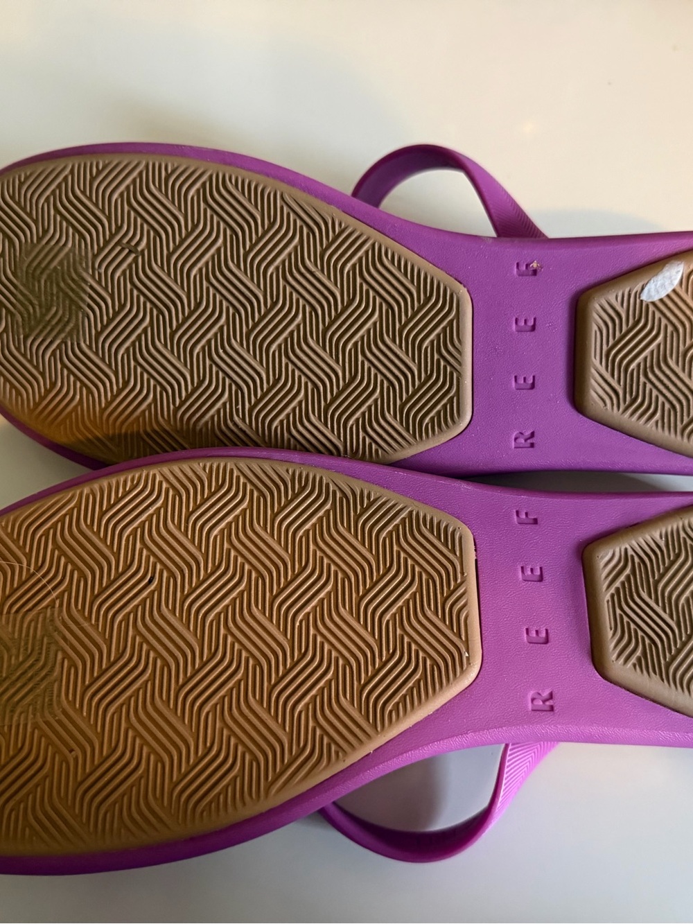 Women’s Reef Two-Strap Slide Sandals — Purple - Picture 4 of 4